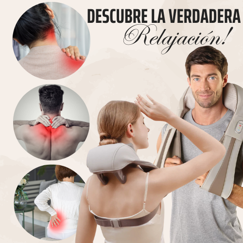 Masajeador de cuello PROCOMFORT 4 EN 1.